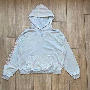 Nirvana Graphic Hoodie American Eagle Lived In Wash Oversized Band Sweatshirt